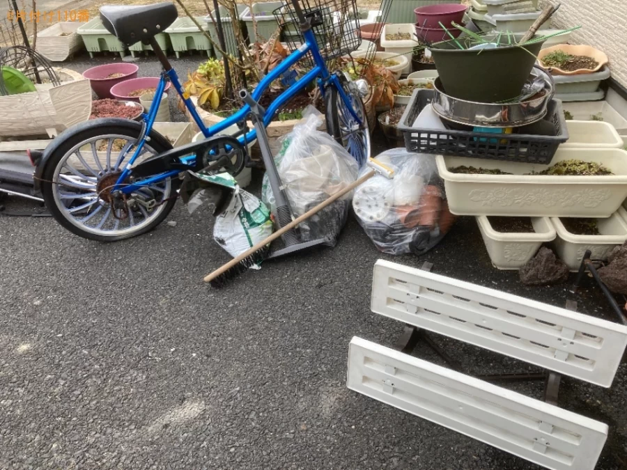 【一関市宮前町】カラーボックス、プランター、自転車等の回収・処分