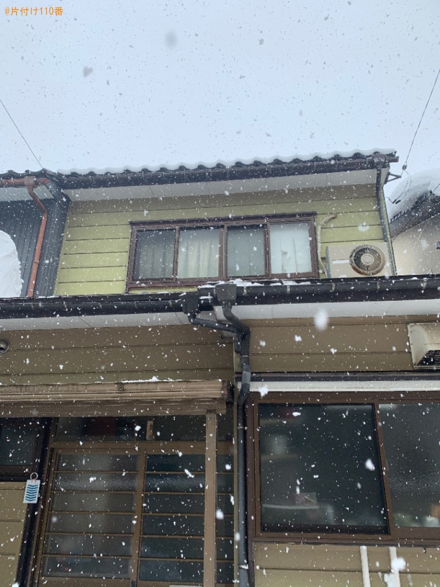 屋根の雪下ろし作業ご依頼　お客様の声