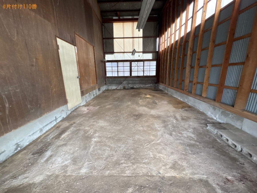 自転車、農機具、脚立、空気入れ、バケツ、椅子、板等の回収・処分